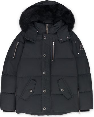Moose Knuckles Cement/Black Original 3Q Down Jacket