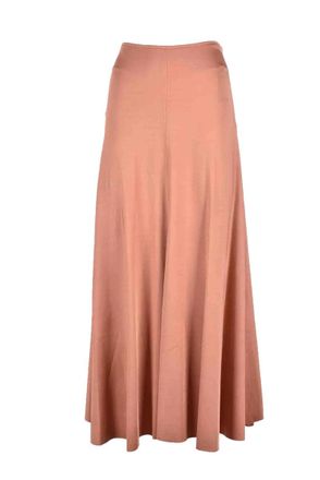 Erika Cavallini Semi Couture Long Flared Skirt - Brown
