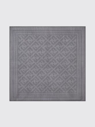 Fendi Bandana in misto lana e seta con monogramma FF jacquard