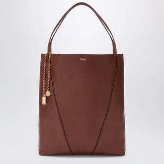 Chlo&eacute; Large brown Chlo&eacute; Spin Tote Bag