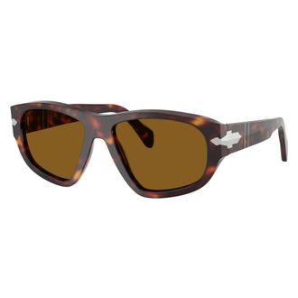 Persol Sunglasses, unisex, Brown, Size: 55 MM Irregular Sunglasses