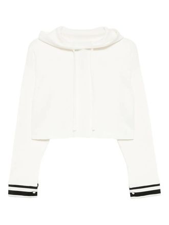 3.1 Phillip Lim knitted hoodie - women - Cotton/Wool - S - White