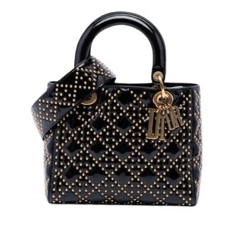 Dior Pre-owned Lady Satchel - Dames - Pre-owned - Zwart - Maat: ONE Size Zijde