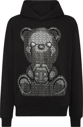 Philipp Plein Heren, Sweatshirts & Hoodies, Zwart, Maat: 4XL Katoen