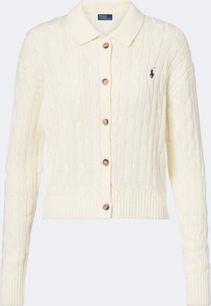Polo Ralph Lauren Cardigan in cotone a trecce