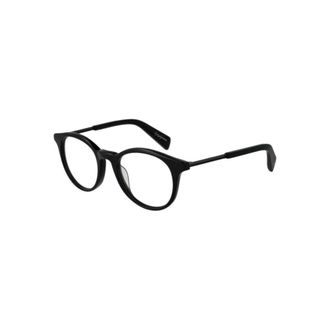 Yohji Yamamoto Zwarte volledige rand ronde optische monturen - Heren - Brillen - Zwart - ONE Size - Accessoires