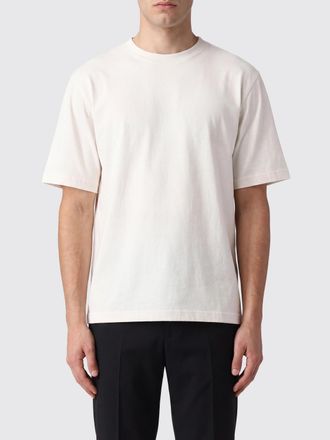 Golden Goose T-shirt girocollo in cotone con spalle scese