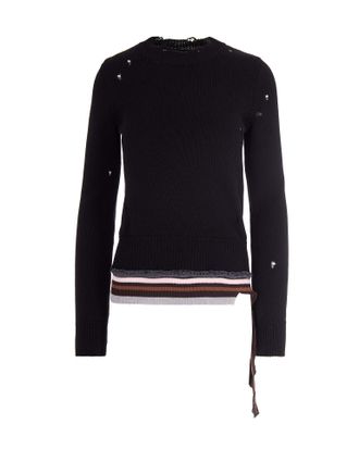 Maison Margiela Destroyed Ribbed Sweater