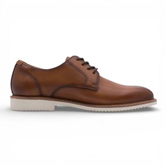 TruClothing Leather Plain Toe Smart Derby Shoes