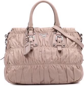Prada Pre-owned Prada Nappa Gaufre Satchel 503OXN5HPBRJKMBY