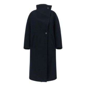 Tela Dames, Mantels, Blauw, Maat: XS Wol