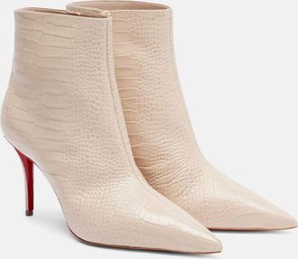 Christian Louboutin Stivaletti in pelle stampata