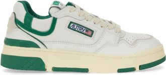 Autry White Lace Up Sneakers
