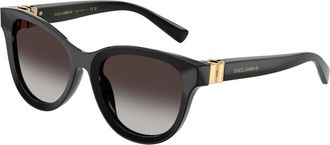 Dolce & Gabbana DG4533 501/8G Womens Sunglasses Black Size 54