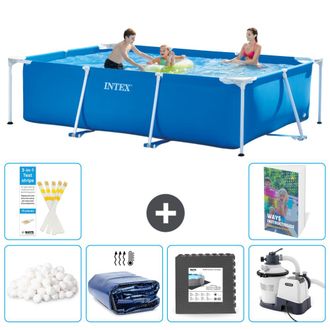 Intex Piscina Con Estructura Rectangular - 300x200x75 Cm - 7-piezas S31