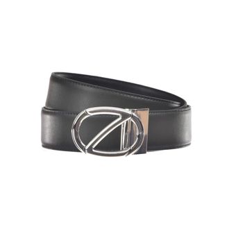 Ermenegildo Zegna Belts, male, Black, 105 CM, Leather Belt
