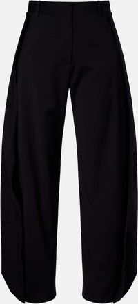 Loewe Draped wool wide-leg pants