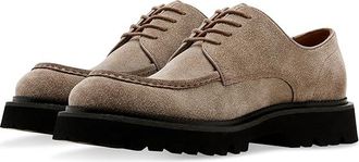Steve Madden Cace Moc Toe Oxford Mens Lace-up Boots Taupe : 10.5 D - Medium, Leather