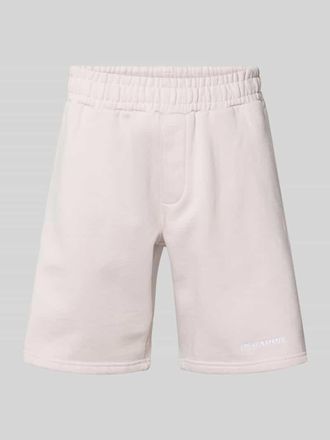 Pegador Regular Fit Shorts mit Logo-Stitching in Flieder, Gr&ouml;&szlig;e XXL