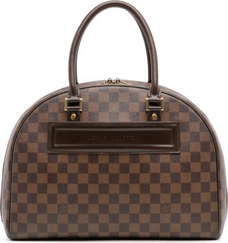 Louis Vuitton Pre-owned Womens Boston Handbag Checkerboard - Dark Brown Textile - One Size