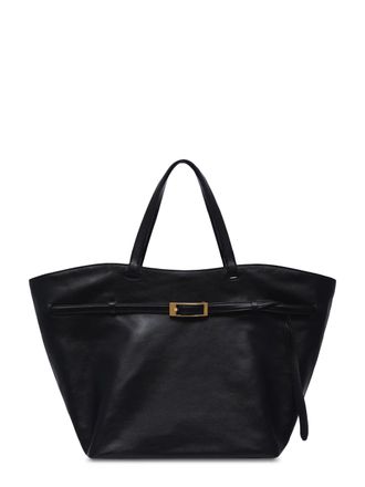 Anine Bing Elly Tote Small Grained Leather Tote Bag