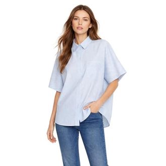 A|X Armani Exchange Mujer, Blusas y Camisas, Azul, Talla: M