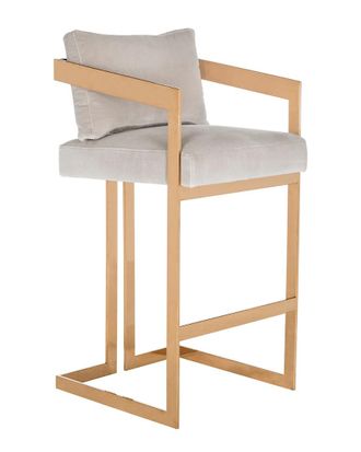 Safavieh Couture Taraji Velvet Barstool