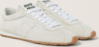 Miu Miu Plume suede sneakers