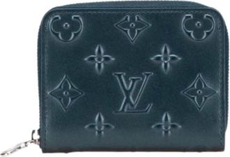Louis Vuitton Pre-owned Wallets, female, Blue, Size: ONE SIZE Pre-owned Leather Wallet