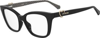 Moschino Glasses, female, Black, Size: 52 MM Mol621 Optical Frame