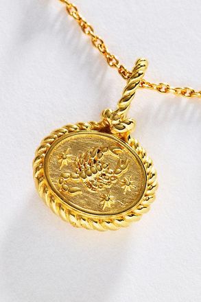 Awe Inspired Zodiac Gemstone Pendant Necklace