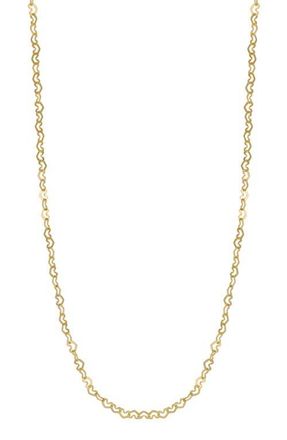 Bony Levy 14K Gold Heart Chain Necklace in 14K Yellow Gold at Nordstrom, Size 18