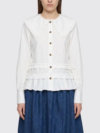 Ganni Shirt GANNI Woman color White