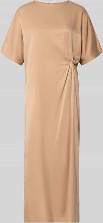 Drykorn Drykorn Midikleid mit Knotendetail Modell INDAH in Lachs, Gr&ouml;&szlig;e 34