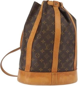 Louis Vuitton Pre-owned Bucket Bags, female, Brown, Size: ONE SIZE Pre-owned Bucket Bag