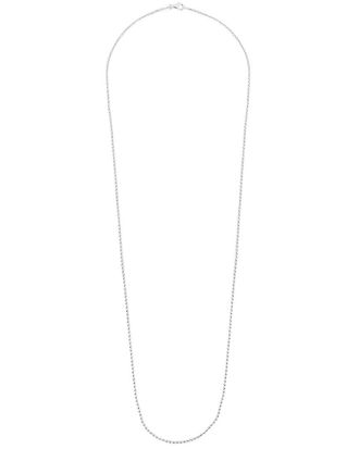 Sterling Forever Silver Basia Dainty Beaded Chain Necklace