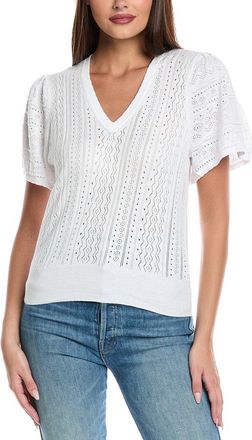 Isla Madison Pointelle Top