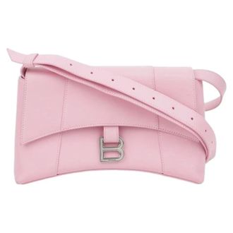 Balenciaga Pre-owned Cross Body Bags, female, Pink, Size: ONE SIZE Pre-owned Downtown XS Shoulder Crossbody Bag
