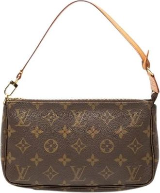 Louis Vuitton Pre-owned Shoulder Bags, female, Brown, Size: ONE SIZE Pre-owned Pochette Accessoires
