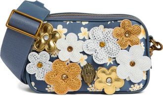 Kurt Geiger Kensington Daisy Twill Camera Bag in Blue Pale at Nordstrom Rack