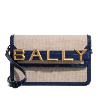 Bally Schultertasche - Logo Crossbody - Gr. unisize - in Beige - für Damen