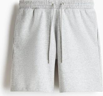 H&M Regular Fit Shorts in Light Gray Melange at Nordstrom, Size Xx-Large