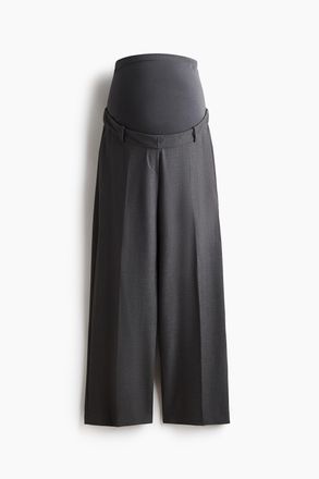 H&M MAMA Weite elegante Hose - Grau