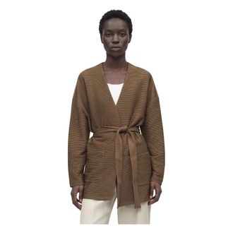 Max Mara Cardigans, female, Brown, Size: S Mmlpapilla Jacket