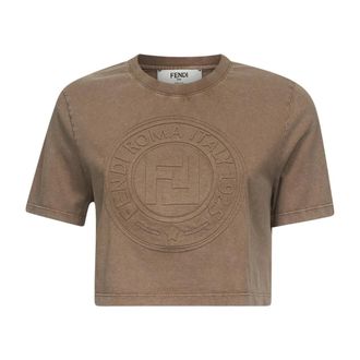 Tシャツ・カットソー Fendi T-shirts Beige FS1327AV0OF0UAT_02?wid=2000&