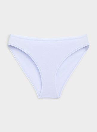 Miiyu Womens Elastic trim essential bikini panty 100% organic cotton