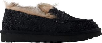 UGG Ellis Loafer - Dames - Loafers - Zwart - 41 EU - Wol - Schoenen