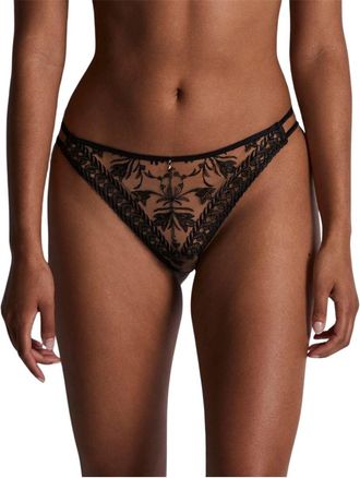 Aubade Womens Magnetic Spell Tanga - Black - Size X-Small