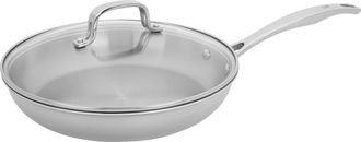 J.A. Henckels International Clad H3 10-inch Stainless Steel Fry Pan with Lid