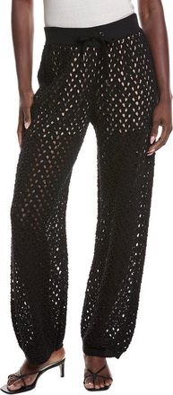 Brunello Cucinelli Crochet Linen & Silk-Blend Short